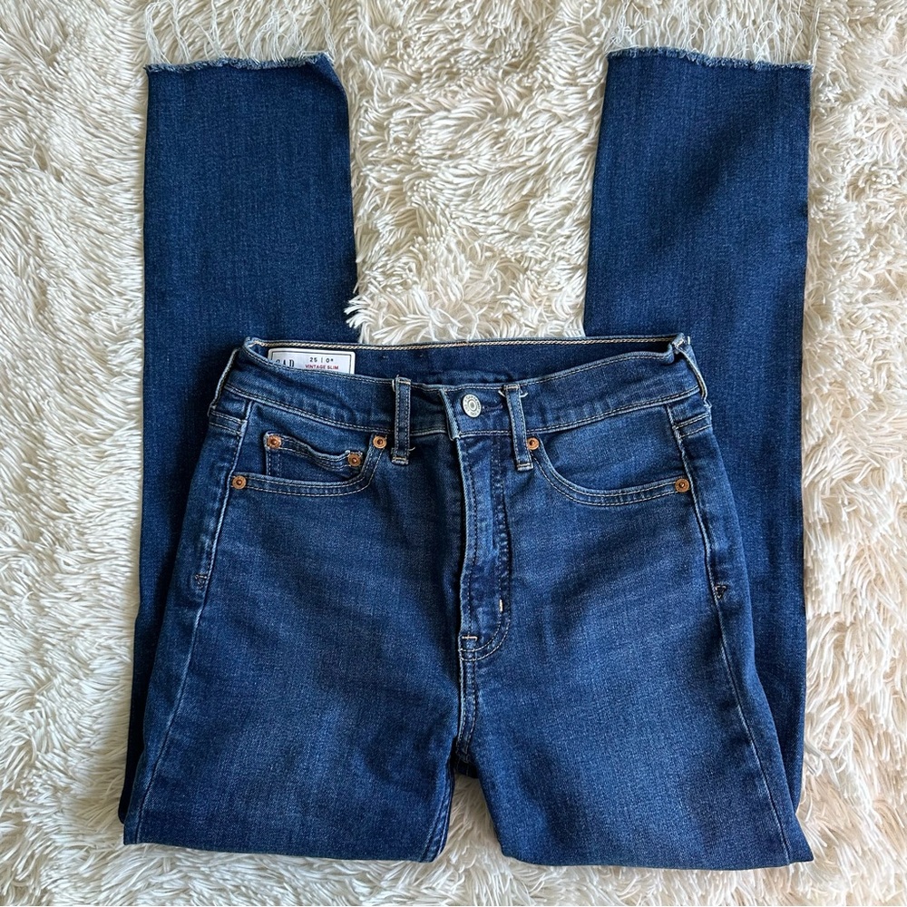 Gap Vintage Slim High Rise Jeans Size 0/25